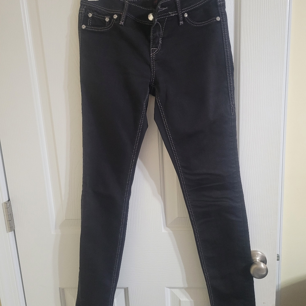 Rock revival womans black jeggings size 26